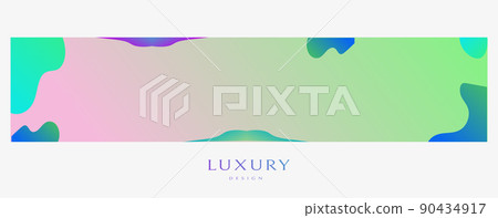 Abstract rectangular horizontal banner. Blurred gradient background. Promotional flyer with blurred background and splashes of color, discount voucher, special offer market brochure, advertising Abstract rectangular horizontal banner. Blurred gradient background. Promotional flyer with blurred background and splashes of color, discount voucher, special offer market brochure, advertising 90434917