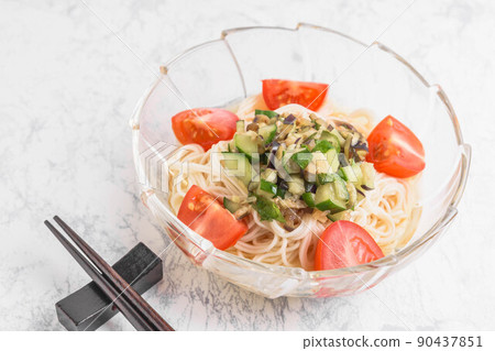 Somen noodles of summer vegetables Somen noodles of summer vegetables 90437851