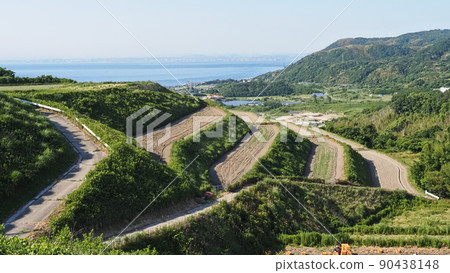 淡路市長畑的梯田 淡路市長畑的梯田 90438148