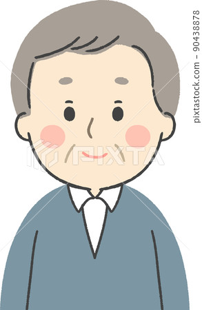 高級男性上半身 高級男性上半身 90438878