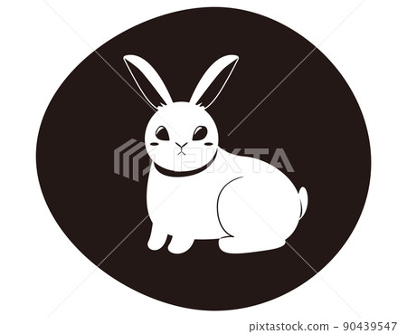 Cute rabbit illustration 90439547