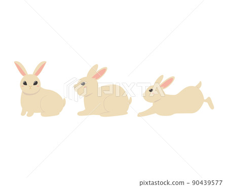 Cute rabbit illustration 90439577