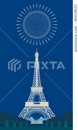 Eiffel Tower tour eiffel launch fireworks 90439625