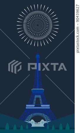 Eiffel Tower tour eiffel launch fireworks Eiffel Tower tour eiffel launch fireworks 90439627