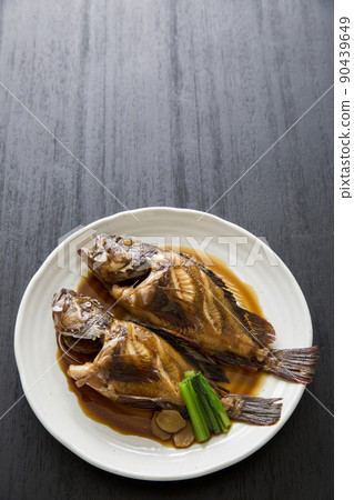 Boiled scorpion fish, boiled fish, Japanese food 90439649