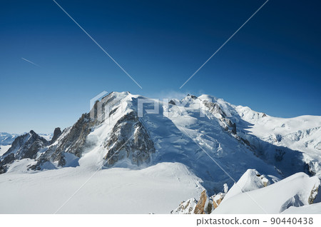 Landscape of Aiguille du Midi, Chamonix Mont Blanc valley, France Landscape of Aiguille du Midi, Chamonix Mont Blanc valley, France 90440438