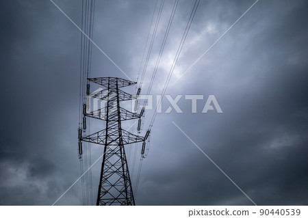 Power Transmission Line, power cable, power line 90440539