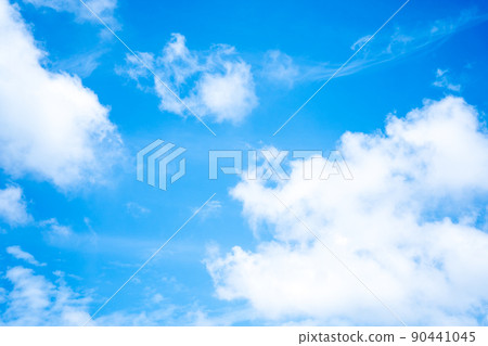 Blue sky sky background background material Blue sky sky background background material 90441045
