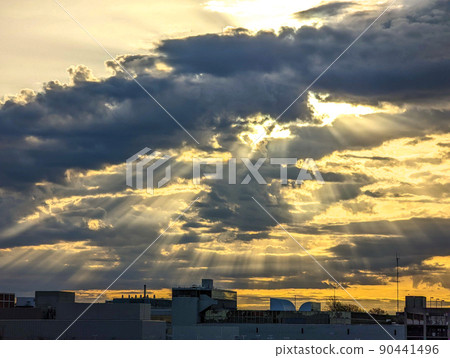 sunrise over kansas city kansas state sunrise over kansas city kansas state 90441496