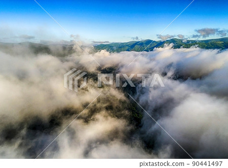 aerial nature scenery in maggie valley north carolina 90441497