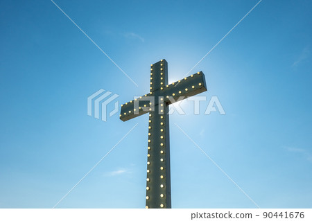 Lake Junaluska cross in western north Carolina Lake Junaluska cross in western north Carolina 90441676
