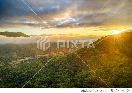 aerial nature scenery in maggie valley north carolina 90441690