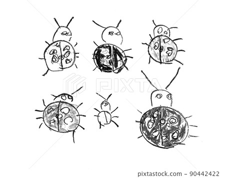 孩子們畫的瓢蟲 90442422