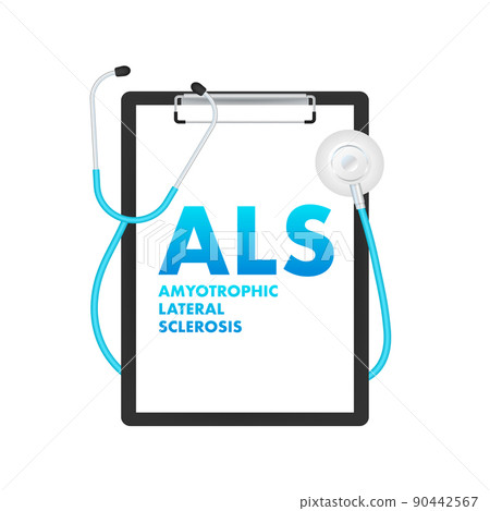 ALS Amyotrophic Lateral Sclerosis - progressive nervous system disease. Amyotrophic lateral sclerosis. Day background design 90442567