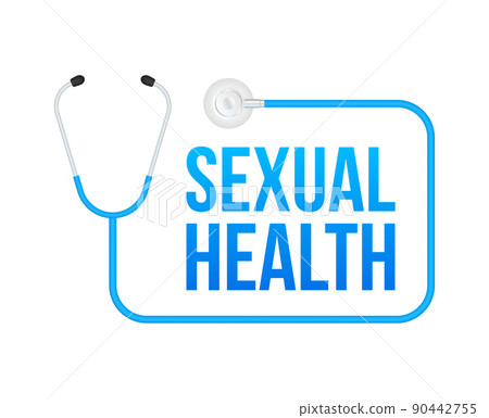 Sexual health. Logo symbol. Vector Stock Illustration