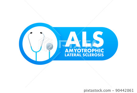 ALS Amyotrophic Lateral Sclerosis - progressive nervous system disease. Amyotrophic lateral sclerosis. Day background design 90442861