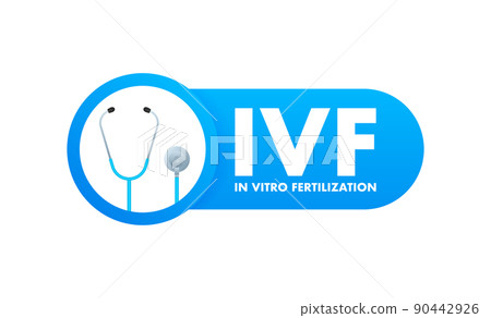 In vitro fertilization. Ivf treatment. Vector illustration. 90442926