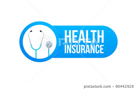 Health insurance. Clipboard with medical cross. Clinical record, prescription, claim, medical report, health insurance concepts 90442928