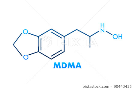 Probiotics bacteria vector design. Icon with lactic acid formula. Probiotics bacteria vector design. Icon with lactic acid formula. 90443435