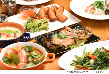 Ethnic food set Ethnic food set 90443562