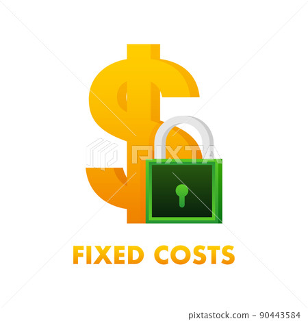 FC - Fixed Cost acronym. business concept background. Vector illustration. Business concept FC - Fixed Cost acronym. business concept background. Vector illustration. Business concept 90443584