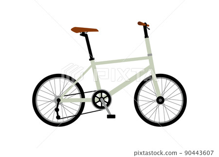 一輛簡單的自行車 (mini velo) 的插圖 一輛簡單的自行車 (mini velo) 的插圖 90443607