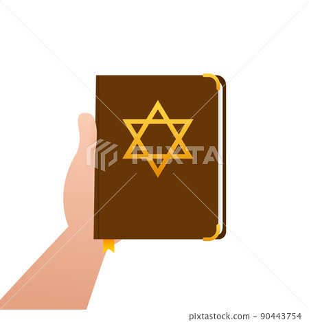 Star david torah on white background. Isometric vector. Vector illustration isolated Star david torah on white background. Isometric vector. Vector illustration isolated 90443754