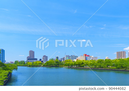 OAP 大川毛馬櫻宮公園 新鮮的綠色季節 90444082