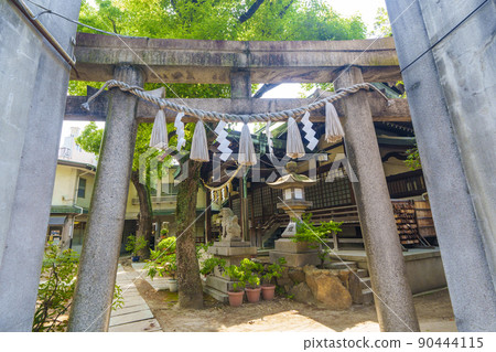 福島天滿宮（上天神） 新鮮的綠色季節 90444115