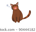 Sleepy cat 90444182
