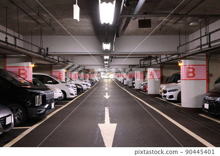 Underground carpark Underground carpark 90445401