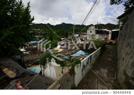 胡同，正陵谷，屋前，大門，胡同 90448449