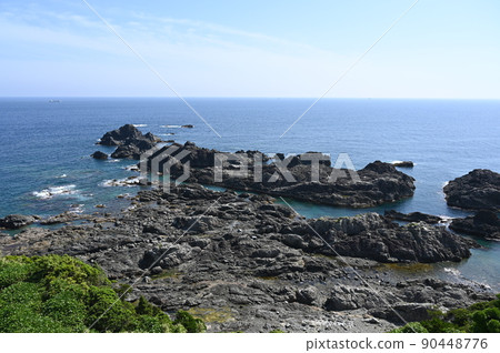 春天紀伊半島海岸線 90448776