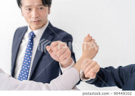 商務問候手肘撞 90449102