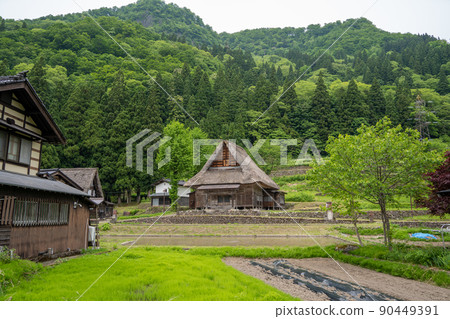 [Toyama Prefecture] Echinaka Gokayama Ainokura Gassho-zukuri Village 90449391