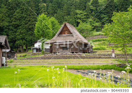 [Toyama Prefecture] Echinaka Gokayama Ainokura Gassho-zukuri Village 90449393