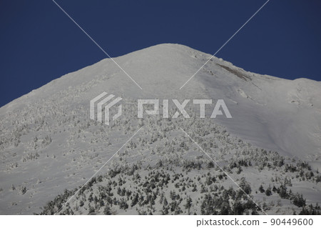 Hakkoda Mountains seen from the snow corridor (Hakkoda / Towada Gold Line) 90449600