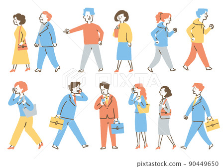 Various people_set 02_color Various people_set 02_color 90449650