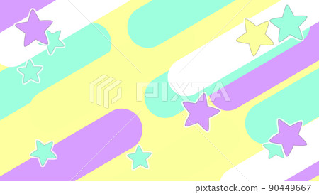 Flowing lines and star background 90449667