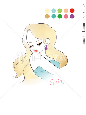 Personal color Yebe spring color pattern 90450092