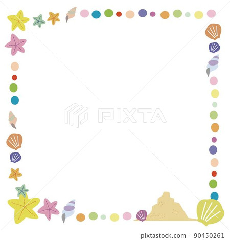 Sea motif frame 90450261