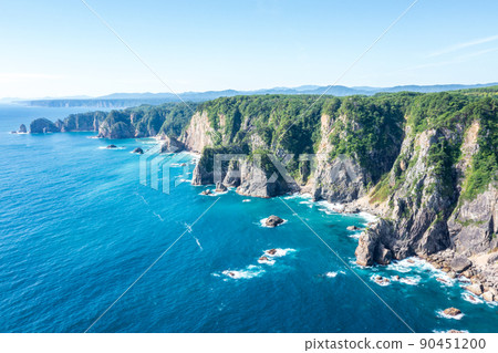 Aerial view "Iwate Prefecture" Sanriku Reconstruction National Monument Kitayamazaki Aerial view "Iwate Prefecture" Sanriku Reconstruction National Monument Kitayamazaki 90451200