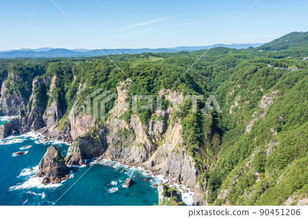 Aerial view "Iwate Prefecture" Sanriku Reconstruction National Monument Kitayamazaki Aerial view "Iwate Prefecture" Sanriku Reconstruction National Monument Kitayamazaki 90451206