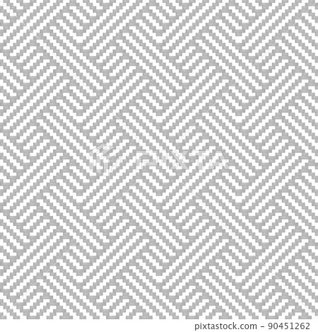 Geometric pattern expressed by dobby weave structure Monotone seamless pattern 3092 Geometric pattern expressed by dobby weave structure Monotone seamless pattern 3092 90451262