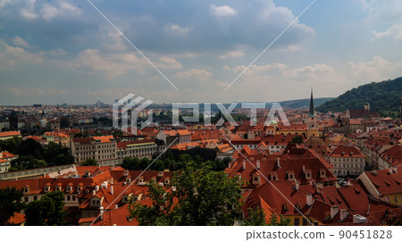 Panorama cityscape to Prague, Czech Republic 90451828