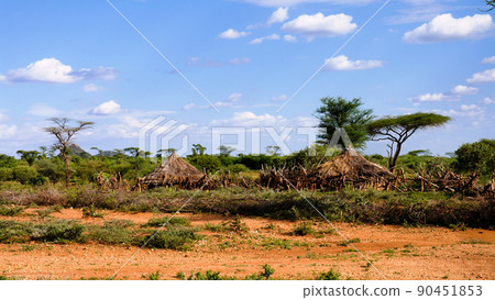 Landscape of the Village of Hamar tribe, Ethiopia Landscape of the Village of Hamar tribe, Ethiopia 90451853