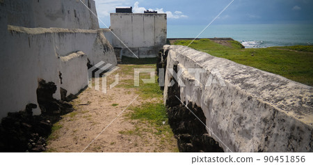 Exterior view to Elmina castle and fortress, Ghana 90451856