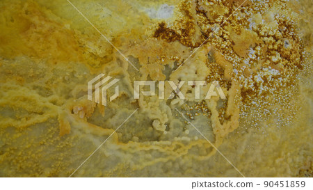 Salt texture inside Dallol volcanic crater Danakil depression, Afar Ethiopia Salt texture inside Dallol volcanic crater Danakil depression, Afar Ethiopia 90451859