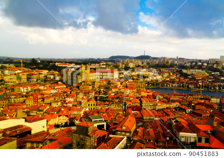 Panorama aerial view to Porto Portugal 90451883