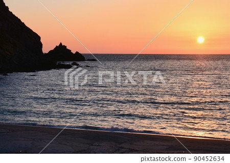 東京、神津島、前濱海灘 90452634